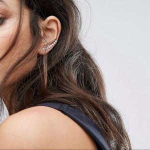 Kingsley Ryan Sterling Silver Multi Stone Ear Climber